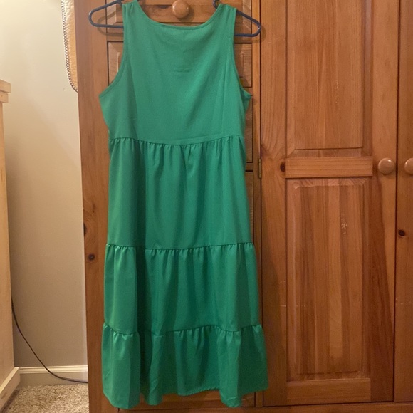 Emerald green NWOT Med sundress - Picture 2 of 3